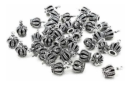 Youkwer 40pcs 20mm X13mmx11mm Forma De Corona Joyas Haciendo