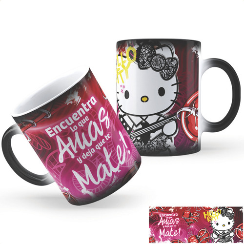 Taza Mágica Hello Kitty Ae Calidad