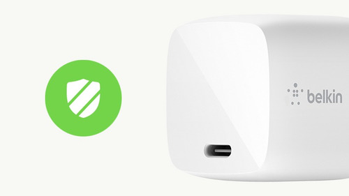 Imagen 7 de 10 de Belkin Cargador Boost Charge Usb C 30w Carga Rápida Gantech