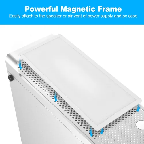 Filtro Magnetico De Pvc Anti-polvo Para Pc