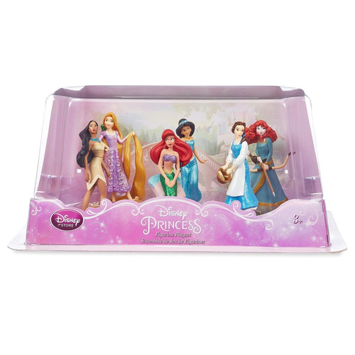 Set 6 Princesas Disney Store Original. Caja Cerrada