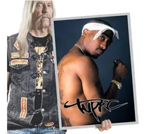 Comprar 2pac Poster Quadro Placa Decorativa Rap Hip Hop Black A2 04