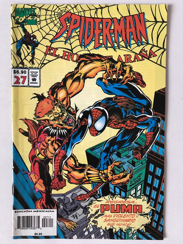 Spiderman El Hombre Araña 27 Puma Marvel Intermex 1997 (Usado)