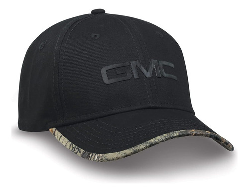 Gmc Camo Trim Cap - Sombrero De Sarga Negro Estructurado