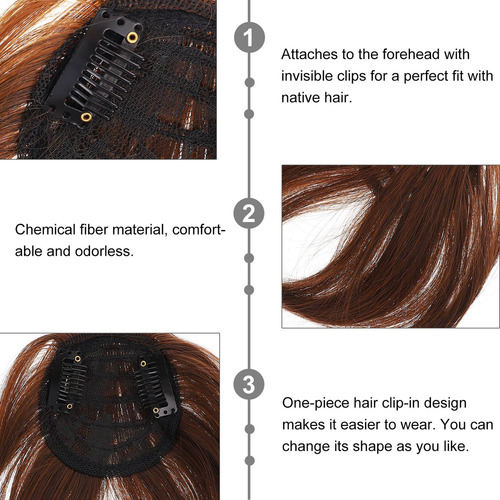 Clip En Clip Para Extensiones De Cabello, Flecos De Pelo Fro