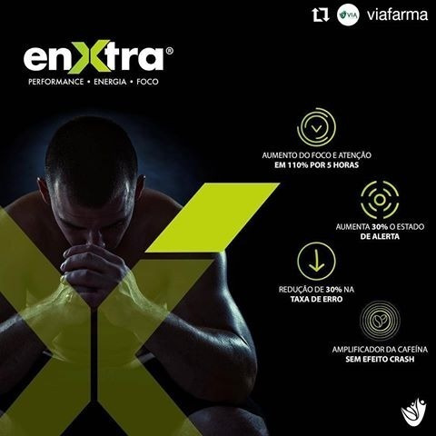 Enxtra ® 300mg Pote 60 Cáps ( Superior Teacrine E Cafeína )