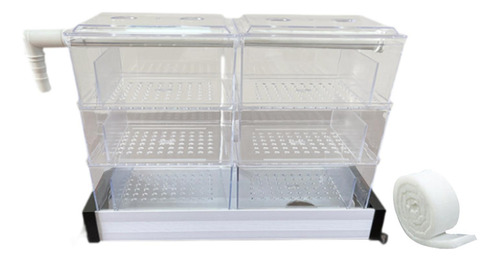 Caja De Desbordamiento Para Acuario De 3 Capas 6 Cajas