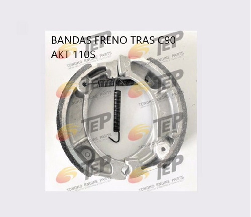 Bandas De  Freno Tras C90 Akt 110s