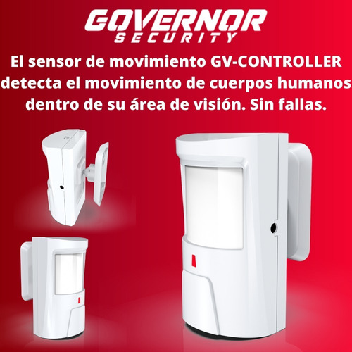 Panel De Alarma Governor Gv-safe300 Kit Nº2 Negro Wifi Gsm
