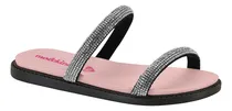 Comprar Sandália Infantil Molekinha Rasteira Strass Brilho 2312255