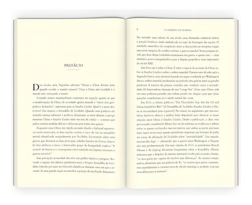 A Caminho da Guerra: Os Estados Unidos e a China conseguirão escapar da Armadilha de Tucídides?, de Allison, Graham. Editora Intrínseca Ltda., capa mole, edição livro brochura em português, 2020