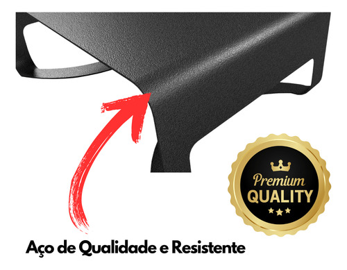 Suporte Para Monitor Mesa Minimalista E Ergonomico - Preto