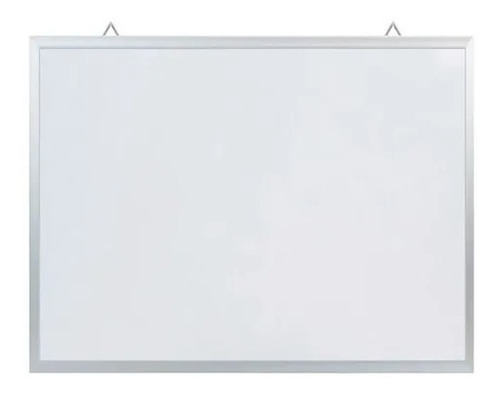 Pizarra Acrílica Blanca Con Marcador Marco Aluminio 40x60cm
