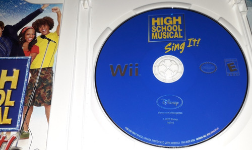 Video Juego Original High School Musical Sing I Consola Wii (Usado)
