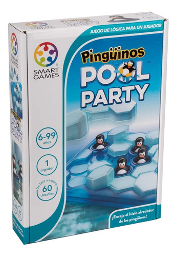 Smart Games Penguins Pool Party 60 Desafios Habilidad Mental