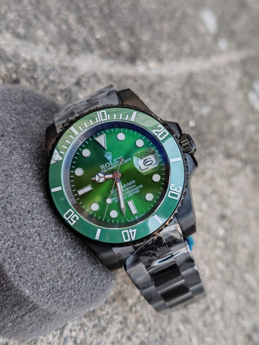 Reloj Rolex Submariner Black Hulk Para Caballero 