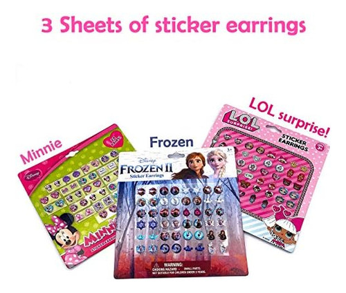 Granshop Disney Frozen Minnie Lol Personaje Adhesivo Colorid