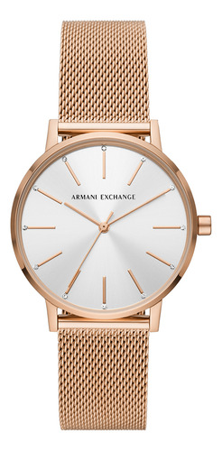 Relógio Armani Exchange Lola Fem Análogo Aço Inox