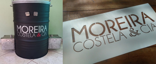 Stencil Estencil Molde Vasado Letra Vazada Logo Nomes