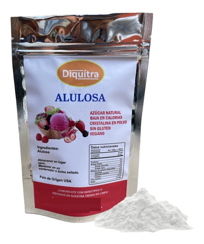 Alulosa (allulose) Endulzante Sin Calorias Keto 100 Gr