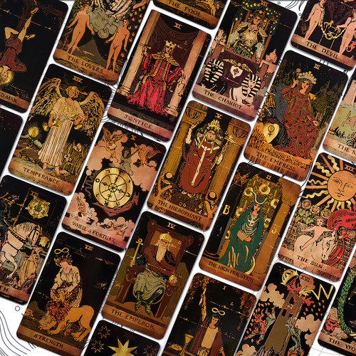Cartas de tarot Rider-Waite Crafterian Con Guía y Bolsa de Regalo con guía