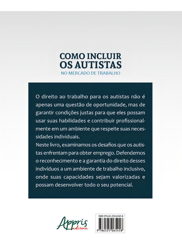 Como Incluir Os Autistas No Mercado De Trabalho