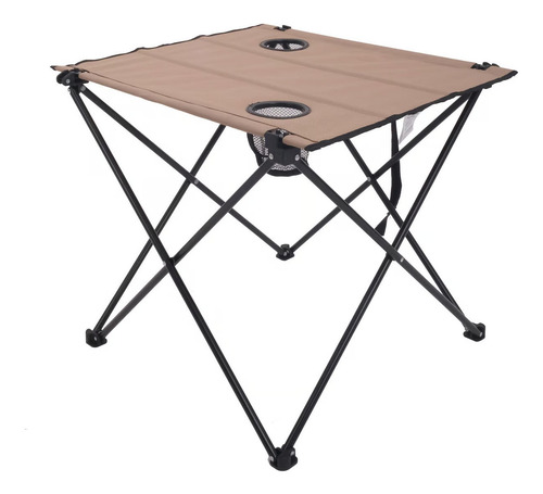 Mesa De Camping Portatil 53x61x51 Beige