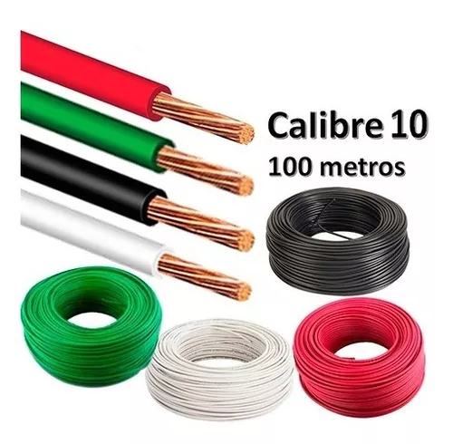 Cable Electrico Condulac Calibre 1 X 10 , 100 Metros