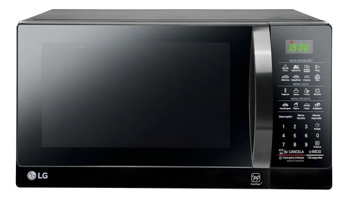 Microondas Lg Solo 30l Com Tecnologia I Wave Preto 127v 127v