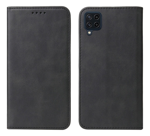 Funda Case Para Samsung A22 4g Flip Cover Negro Antishock