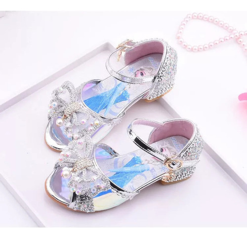 Zapatos De Tacón Alto Para Niños Frozen Summer Princess Elsa