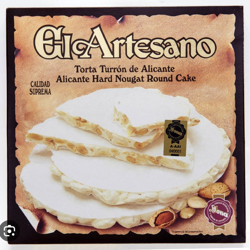 Torta Turron De Alicante El Artesano - Kg a $327