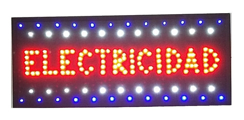 Cartel Led Vidriería Abierto O La Que Quieras A Pedido