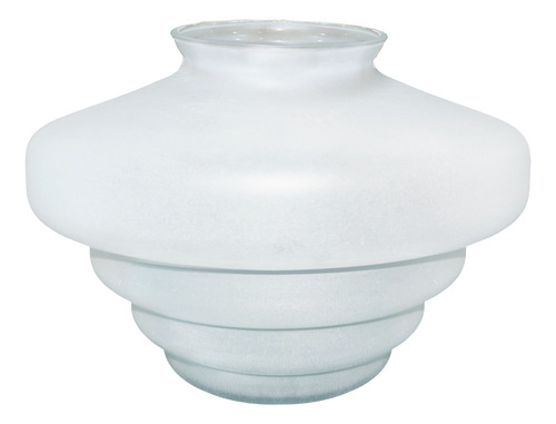 Globo Escada Vidro Fosco Vintage Retro Boca 10 17 X 22