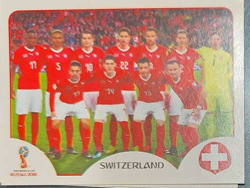 Lamina Album Mundial Rusia 2018 / #373 Team Suiza