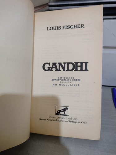 Louis Fischer Gandhi Rp101 (Usado)