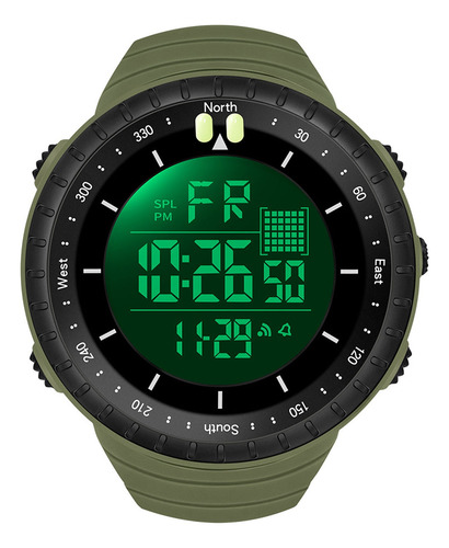 Reloj Digital Deportivo Electrónico Impermeable Nocturno Gra