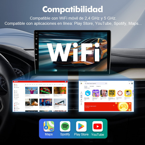 Dh1. Estéreo Carplay Para Jeep Grand Cherokee 2004-2007 Gps
