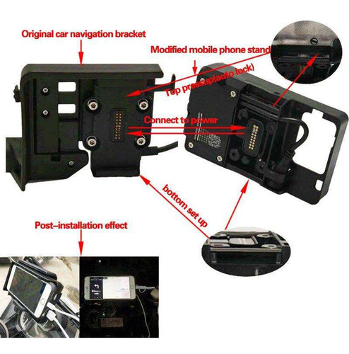 Imagen 5 de 6 de Soporte De Navegación Usb Para Teléfono Móvil, Soporte De Ca