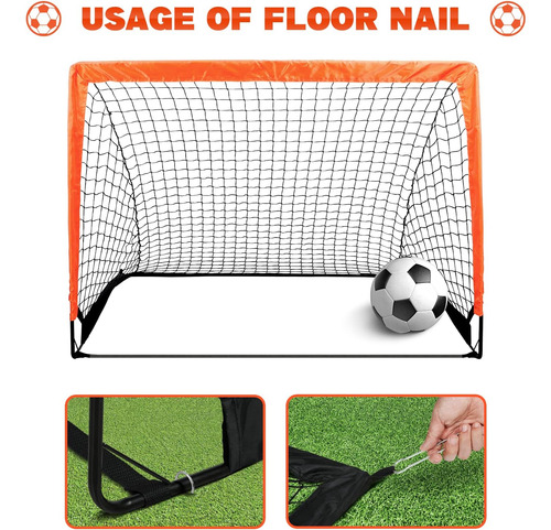 Objetivo De Fútbol Portátil Simple Deluxe 4x3 , La Red De