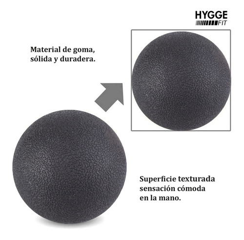 Imagen 4 de 10 de Pelota Maciza 6,5cm Masajes Miofasciales Descontracturante