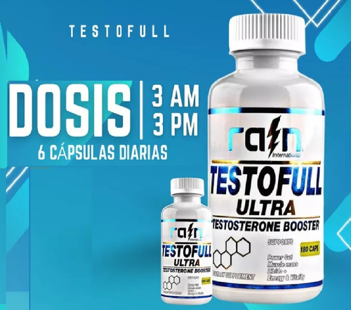 Testofull Ultra Vitamina B6 + Magnesio + Zinc. 180 Cáps.