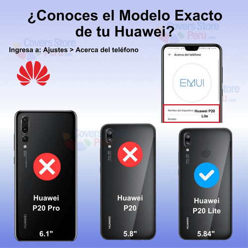 Funda Para Huawei P20 Lite Tpu Con Esquinas Reforzadas