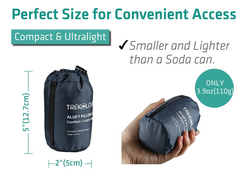 Trekology - Almohada Inflable Ultraligera Para Acampar Y Via