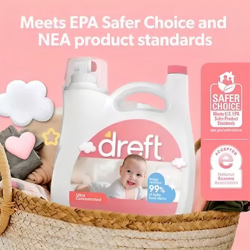 Dreft Ultra Concentrado Liquid Baby Detergent 125 Loads