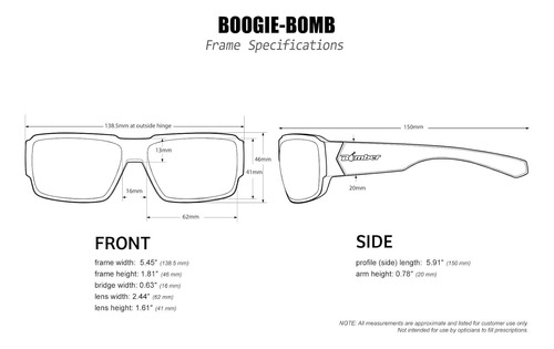 Bomber Gafas De Sol Boogie Bomb Unisex