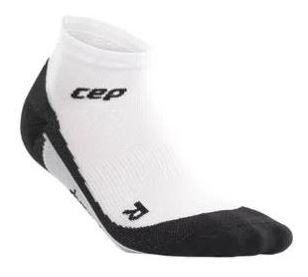 Imagem 2 de 3 de Meia De Compressão Cano Curto Masc Cep Branco Preto