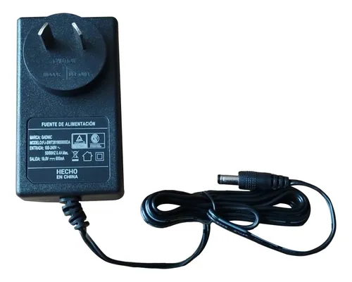 Cargador Homologado Óptimo Para Aspiradora Gadnic Confiable Color Negro