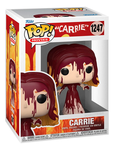 Funko Pop Carrie 1247 Horror Movies Original Scarlet Kids