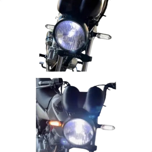 Seta Pisca Gvs Led Com Drl Cb Twister Kit 4 Unidades